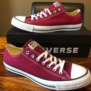 Converse All Star Ox Maroon Sneakers